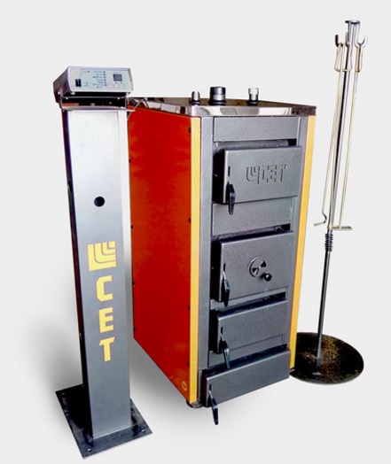 Котел на дровах СЕТ 20 Р с ручной загрузкой